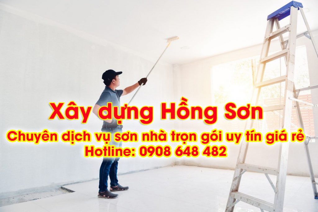 Thợ sơn nước giá rẻ Hồng Sơn